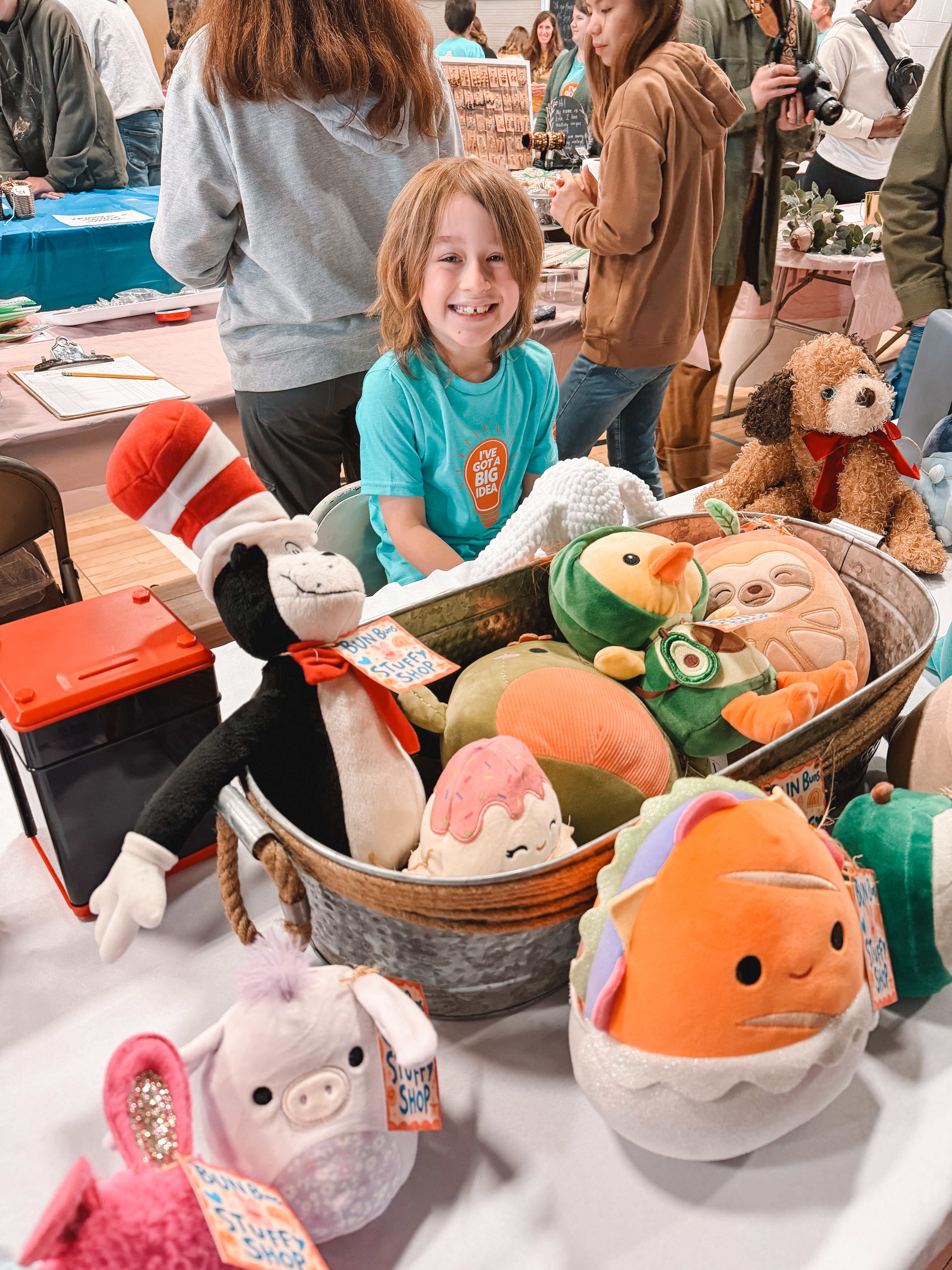 The Bun Buns Stuffy Shop stand