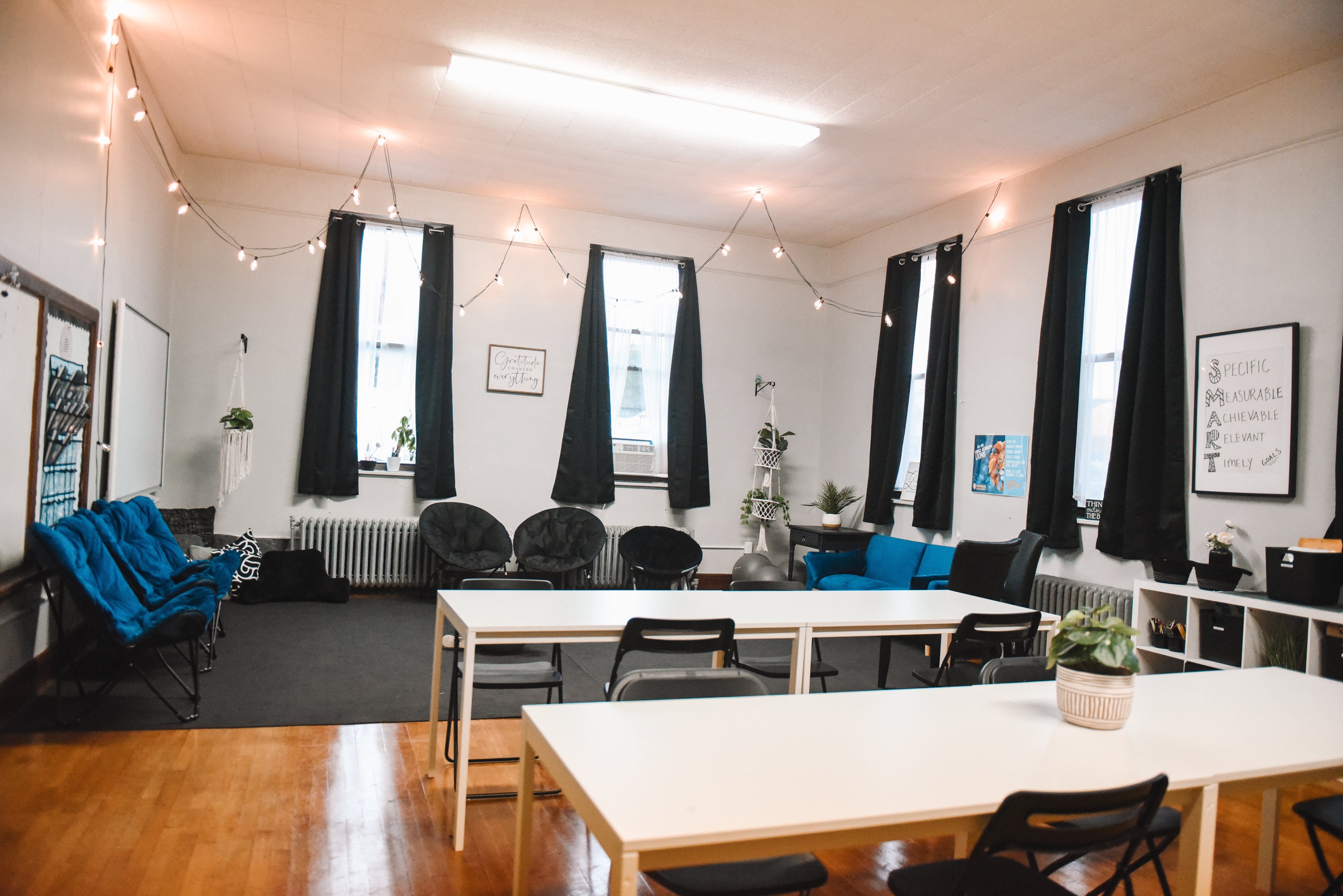 The older Lions' studio ready for visitors
